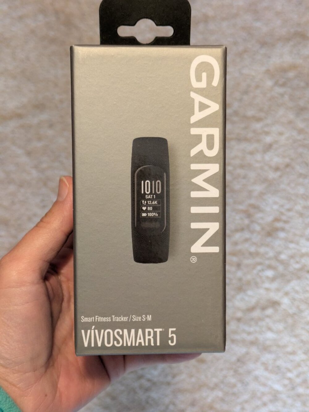 EUC Garmin Vivosmart 5 Smart Watch Activity Tracker Size S-M
